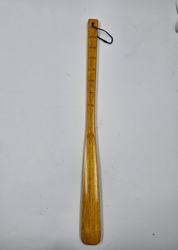 Parlak Bej Ahşap ayakkabı çekeceği - Görsel 4