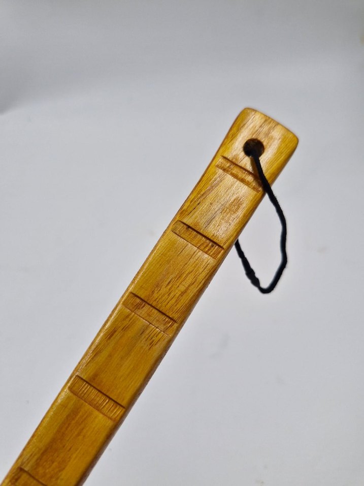 Parlak Bej Ahşap ayakkabı çekeceği - Görsel 5