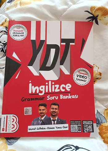 YDT İngilizce Grammar Soru Bankası Video Çözümlü