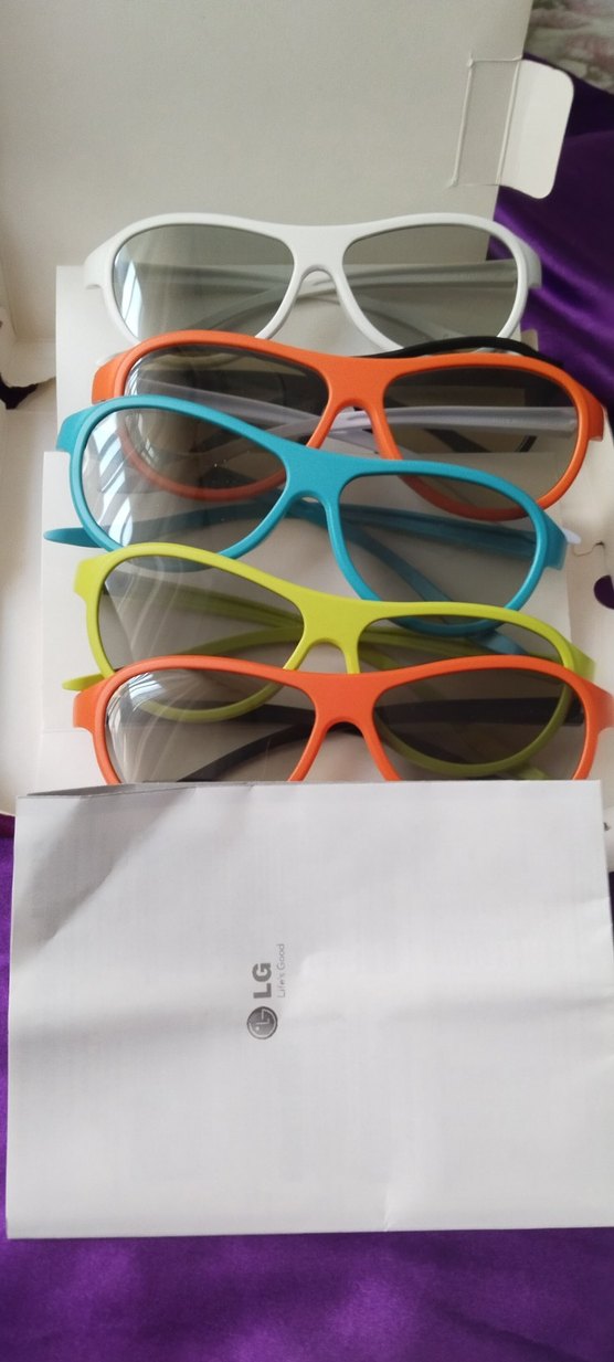 Renkli Parlak 3D LG cinama gozluk - Görsel 4