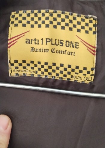 Düğmeli Kahverengi Deri Biker Ceket - Görsel 4