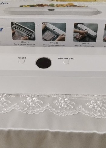 Beyaz Vakumlu  poşet vakumlama  Makinesi - Görsel 4