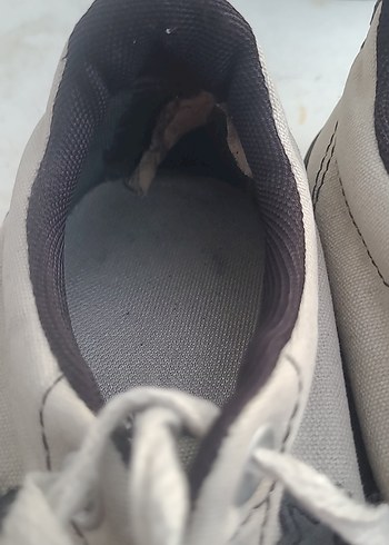Converse Converse Beyaz Gri Bağcıklı Spor Ayakkabı
