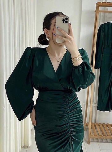 Zara Saten elbise