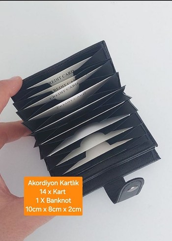 Erkek Akordiyon Kartlık Cüzdan - Görsel 2