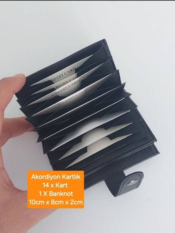 Erkek Akordiyon Kartlık Cüzdan - Görsel 2