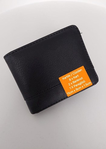Siyah Erkek Deri Kartlık ve Cüzdan - Görsel 3