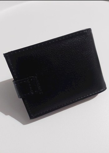 Siyah Erkek suni Deri Cüzdan Kartlıklı - Görsel 5