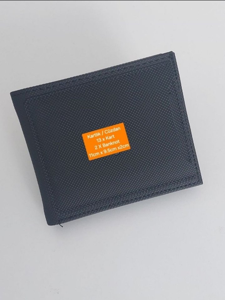 Siyah Baskılı Erkek Cüzdan - Görsel 3
