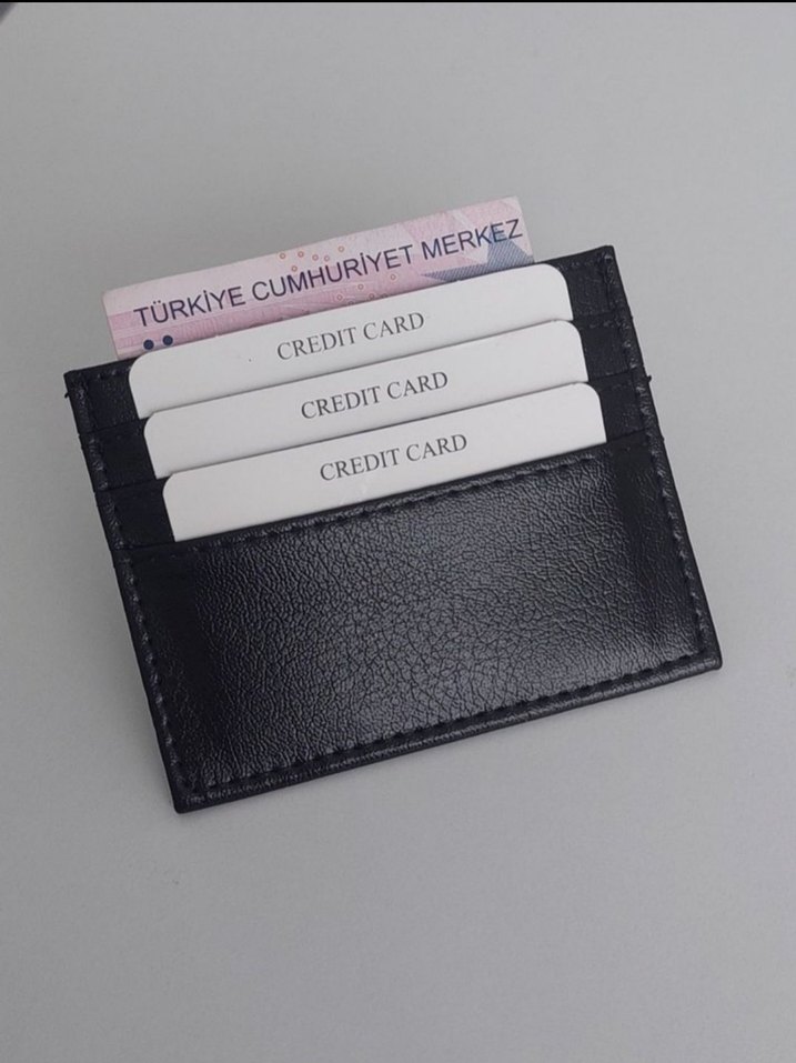 Siyah Erkek Kartlık Cüzdan - Görsel 2