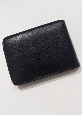 Siyah Erkek suni Deri Cüzdan - 4 Kartlık - Görsel 3