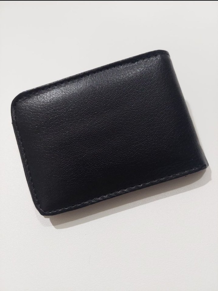 Siyah Erkek suni Deri Cüzdan - 4 Kartlık - Görsel 3