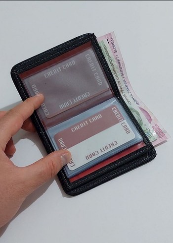 Siyah Erkek Cüzdan, Fermuarlı Paragözlü - Görsel 3