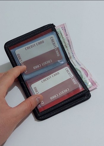 Siyah Erkek Cüzdan, Fermuarlı Paragözlü - Görsel 4