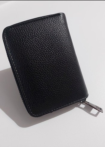 Fermuarlı Siyah Erkek Cüzdanı - 15 Kart Kapasiteli - Görsel 4