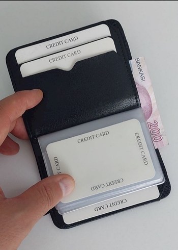 Siyah Erkek Kartlık Cüzdan - Görsel 2