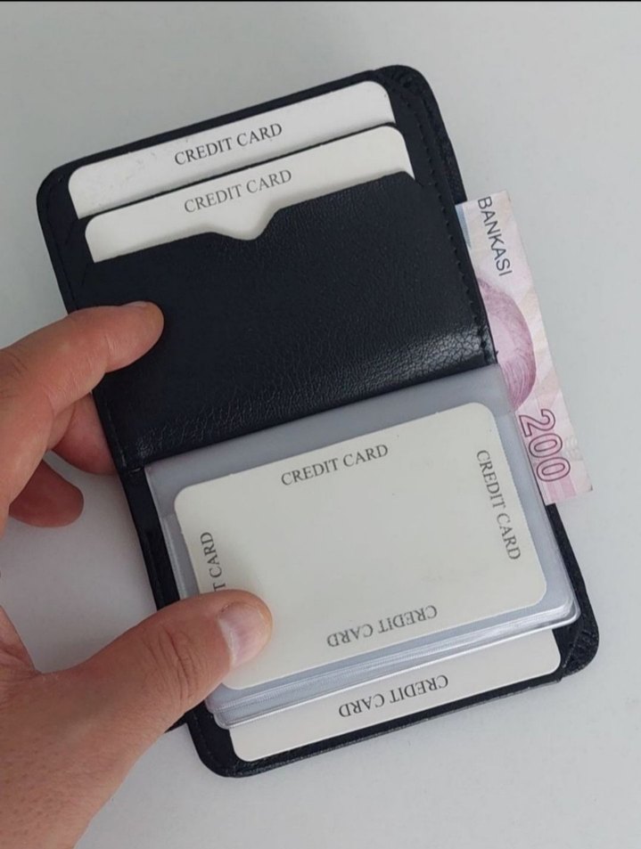 Siyah Erkek Kartlık Cüzdan - Görsel 2