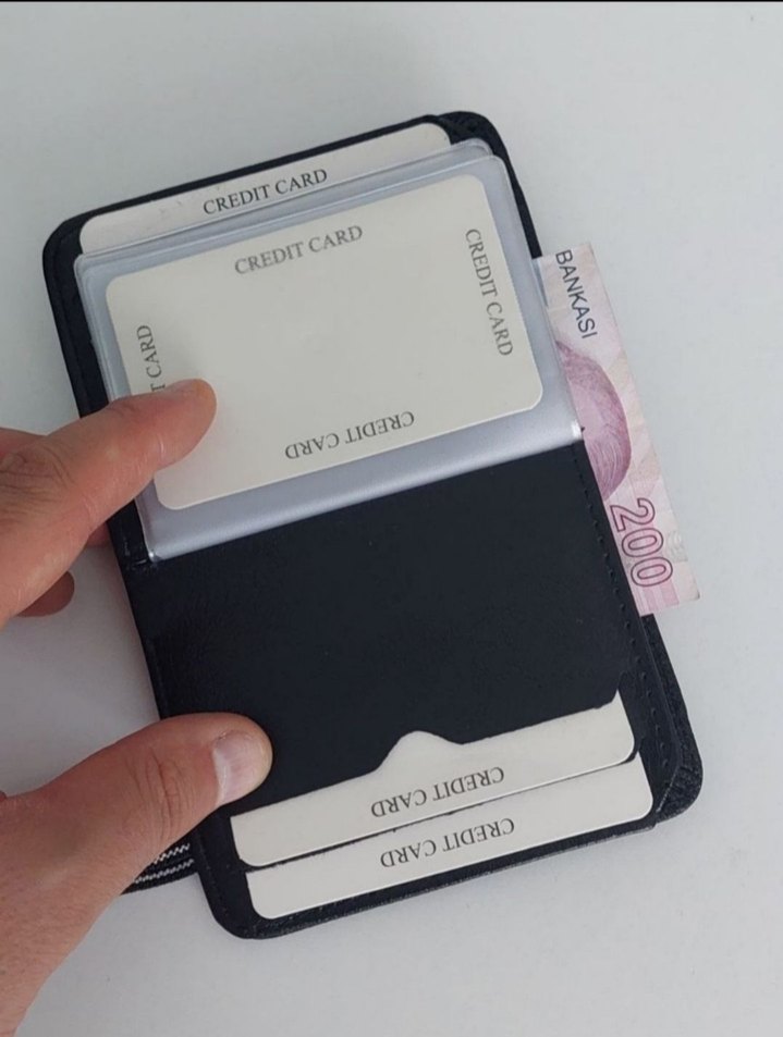 Siyah Erkek Kartlık Cüzdan - Görsel 3