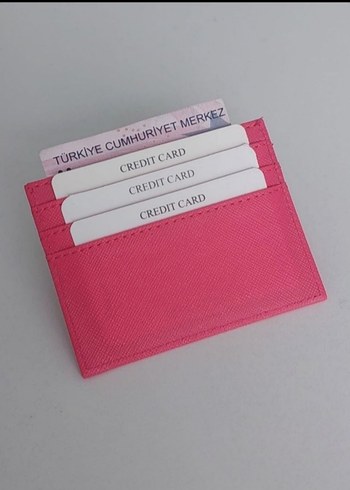 Pembe Bayan Kartlık, 6 Kart Kapasiteli - Görsel 2