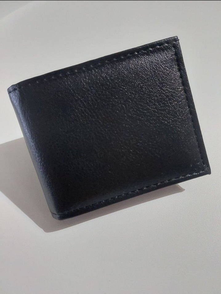 Siyah Erkek Cüzdan Kartlıklı ve Para Gözlü - Görsel 4