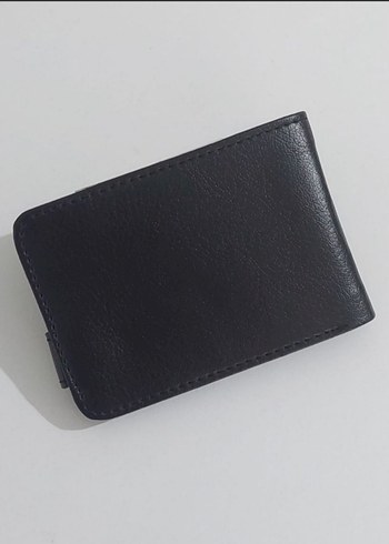 Düğmeli Siyah Erkek Cüzdanı - Görsel 4