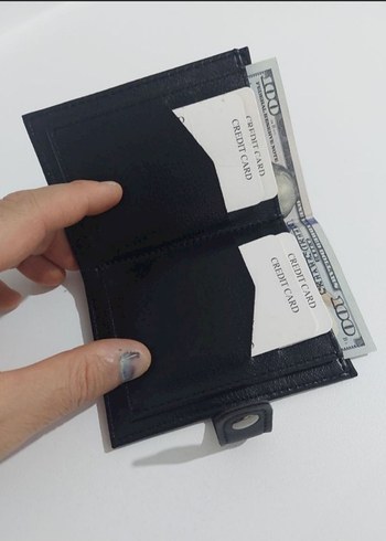 Siyah Erkek Cüzdan 12 Kartlık - Görsel 3