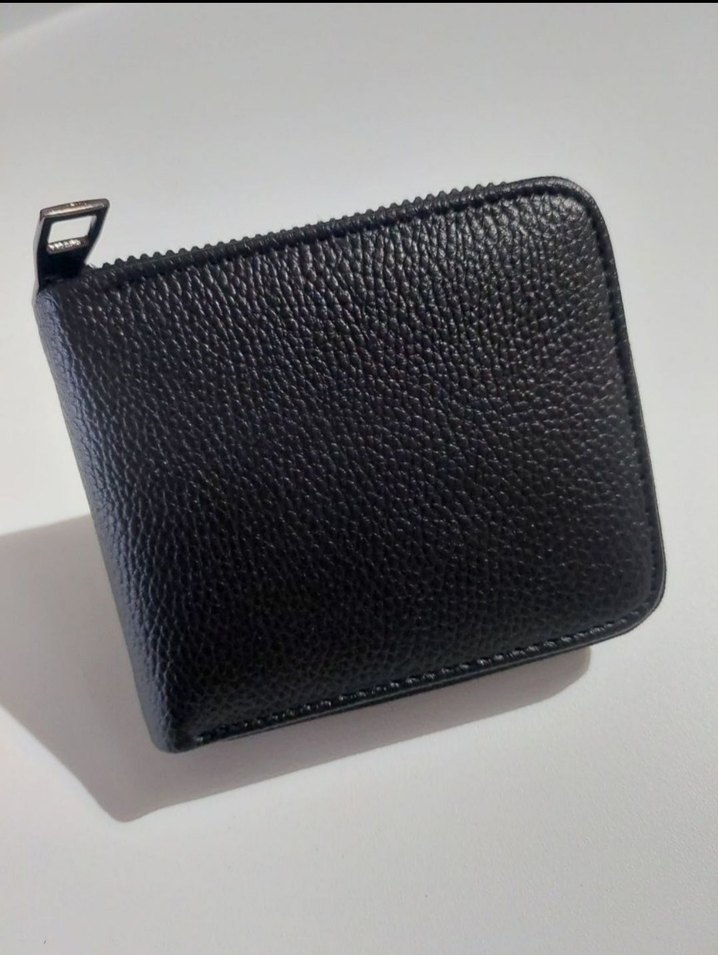 Fermuarlı Siyah Erkek Cüzdanı 12 Kartlık - Görsel 3