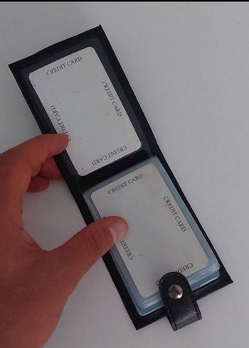 Siyah Minimalist Erkek Cüzdanı - Görsel 2