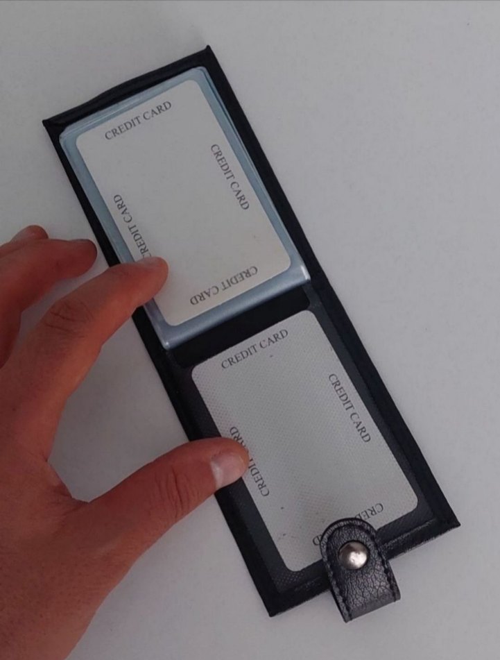 Siyah Minimalist Erkek Cüzdanı - Görsel 3