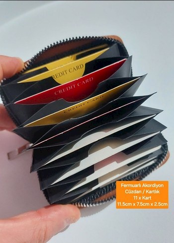 Fermuarlı Kahverengi Erkek Cüzdanı - Görsel 2