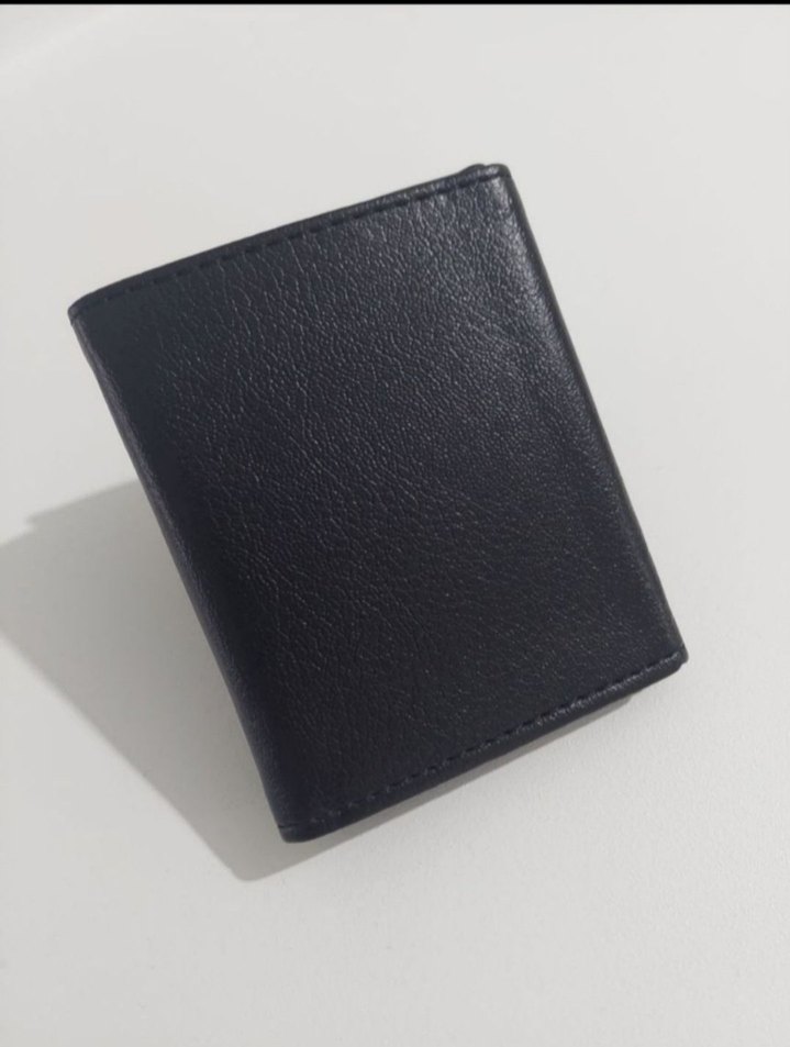 Siyah Erkek suni Deri Cüzdan 8 Kartlık - Görsel 5