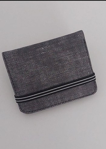 Gri Erkek Cüzdanı, 17 Kartlık, 1 Banknotluk - Görsel 4