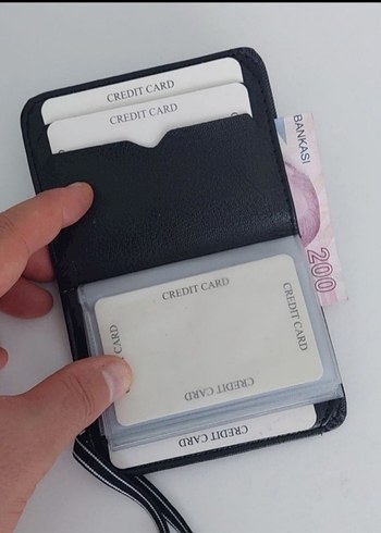 Gri Ekose Desenli Erkek Cüzdanı - Görsel 2