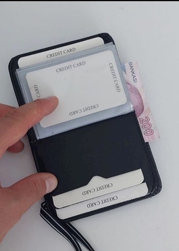 Gri Ekose Desenli Erkek Cüzdanı - Görsel 3