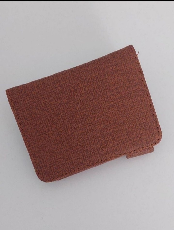 Kahverengi suni Deri Kartlık Cüzdan - Görsel 4