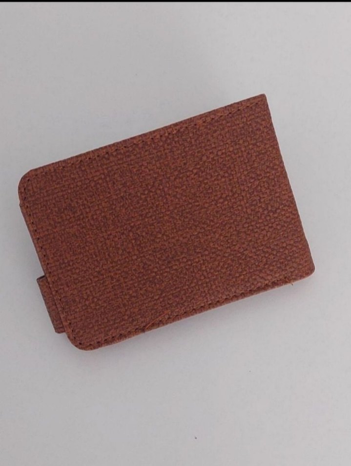 Kahverengi Erkek suni Deri Kartlık Cüzdan - Görsel 4
