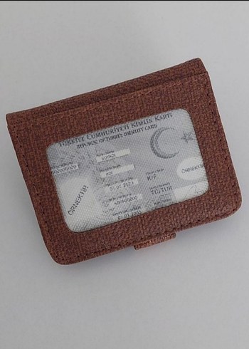 Kahverengi suni Deri Erkek Cüzdanı - Görsel 4