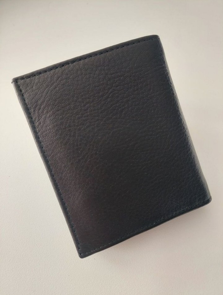 Siyah Deri Erkek Cüzdanı - Görsel 5