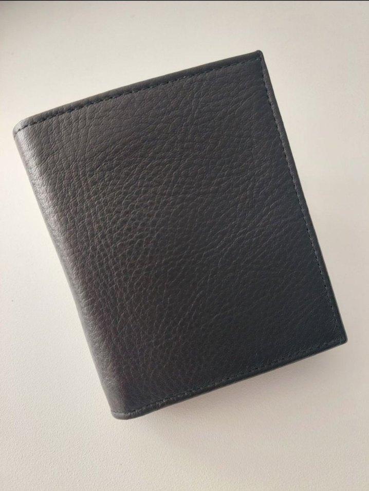 Siyah Deri Erkek Cüzdanı - Görsel 4