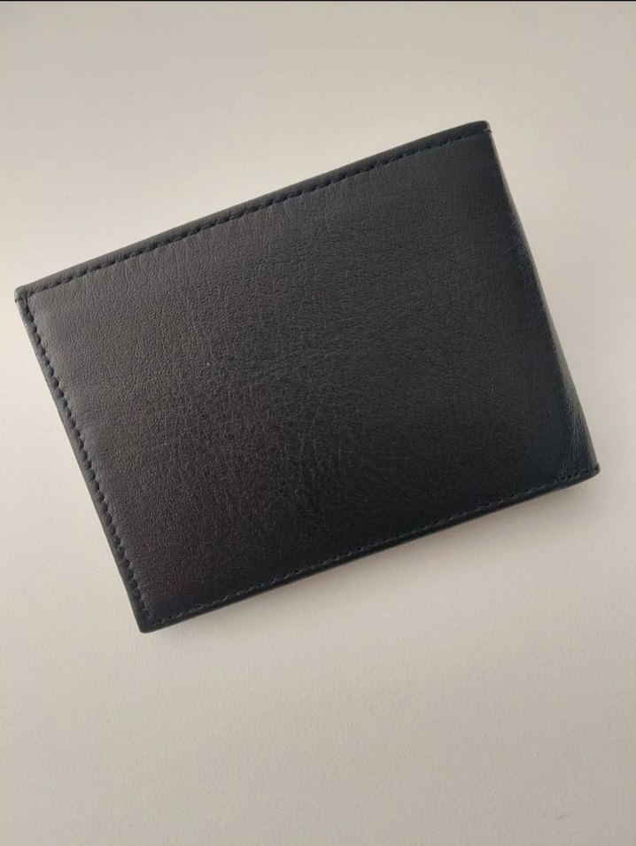 Hakiki Deri Siyah Erkek Cüzdanı 11 Kartlık - Görsel 4