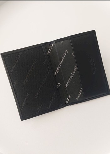 Hakiki Deri siyah Renk Erkek Pasaport Cüzdanı - Görsel 2