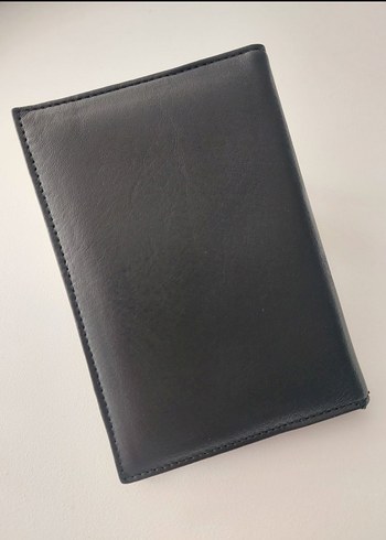 Hakiki Deri siyah Renk Erkek Pasaport Cüzdanı - Görsel 4