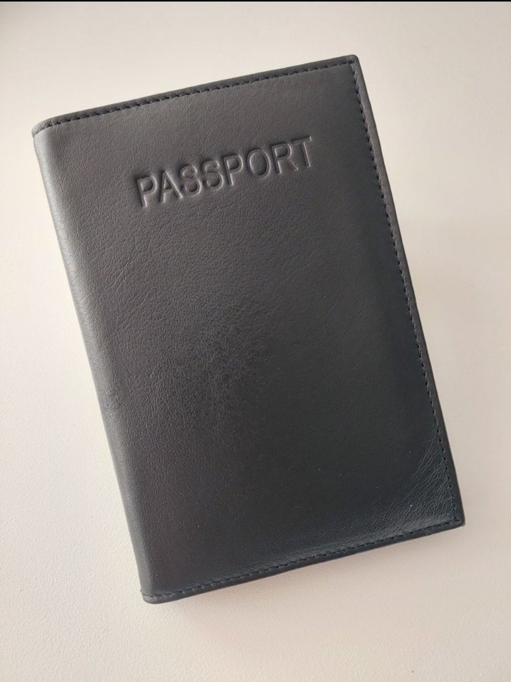 Hakiki Deri siyah Renk Erkek Pasaport Cüzdanı - Görsel 3