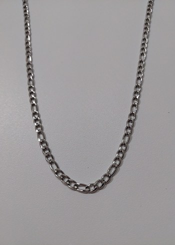 Gri Minimalist Erkek Kolye 54cm Paslanmaz Çelik - Görsel 2