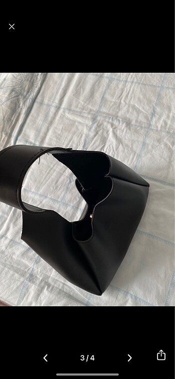 Siyah kol çantası - Görsel 3
