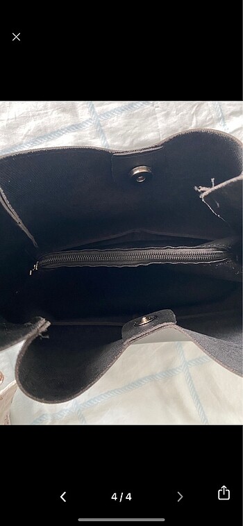 Siyah kol çantası - Görsel 4