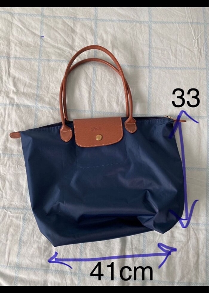 Lacivert Longchamp - Görsel 5