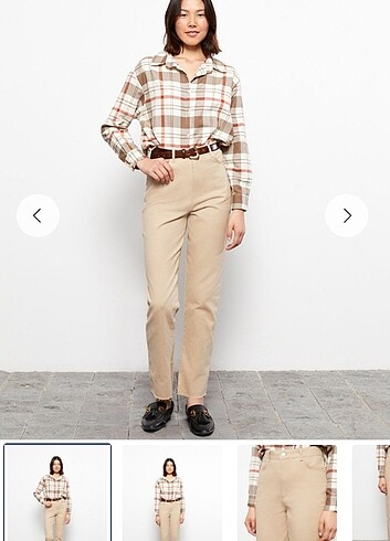 xs Beden camel Renk LCW WAİKİKİ Bej Pantalon