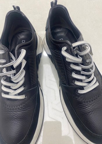 Siyah Bağcıklı Erkek Günlük Spor Ayakkabı - Görsel 4