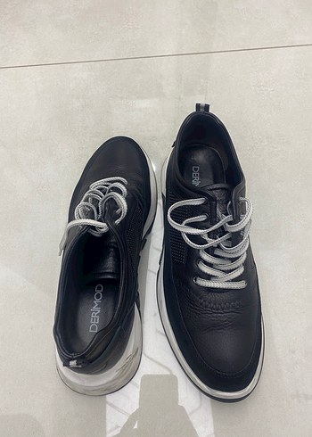 Siyah Bağcıklı Erkek Günlük Spor Ayakkabı - Görsel 5